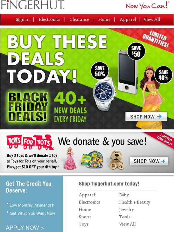 Fingerhut Fingerhut Start Your Black Friday Shopping NOW! Milled