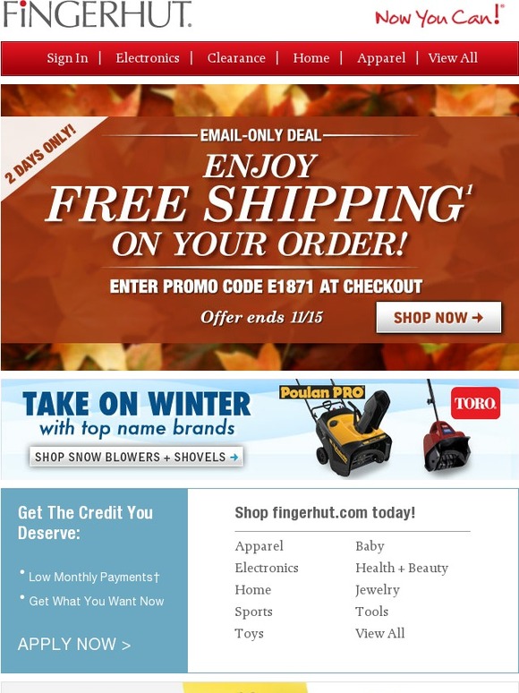 Fingerhut Fingerhut FREE SHIPPING Hurry 2 Days Only! Milled