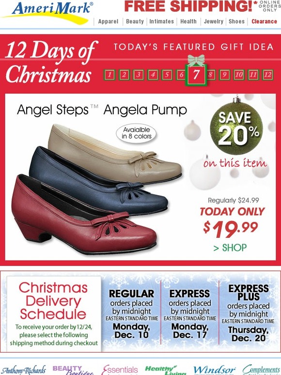 AmeriMark Free Shipping on All Orders, No Minimum! Milled