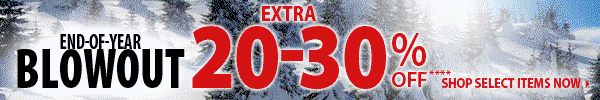 END-OF-YEAR BLOWOUT! Extra 20-30% OFF Select Items!