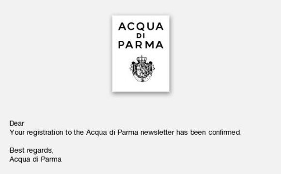Welcome to the world of Acqua di Parma