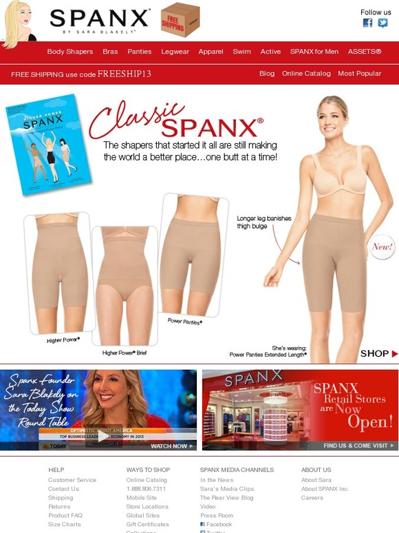SPANX by Sara Blakely Introducing Power Panties Extended Length! Milled
