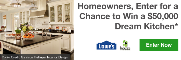Homeowners, Enter for a Chance to Win a $50,000 Dream Kitchen*
