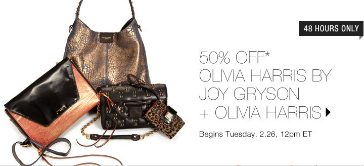 50% Off* Olivia Harris by Joy Gryson + Olivia Harris...Shop Now