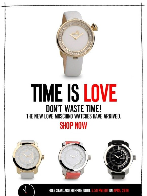 love moschino watches