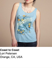 Coast to Coast - Design by Lori Petersen / Orange, CA, USA