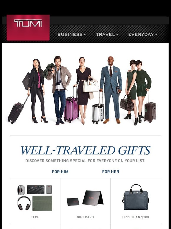 Tumi A New Season of Gifting + Complimentary Monogramming Milled
