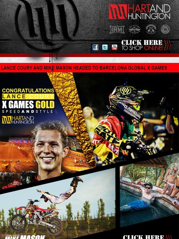 Mike Mason and Lance Coury both go for gold in Barcelona X Games/H&H Sumer Madness Launch