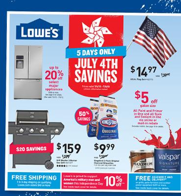 lowes 4th of july sale on grills