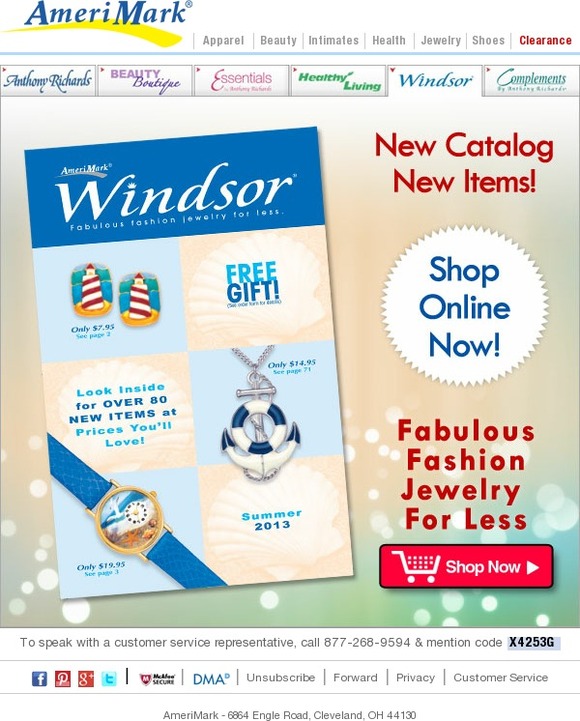 AmeriMark See What's New in the Windsor Collection Milled