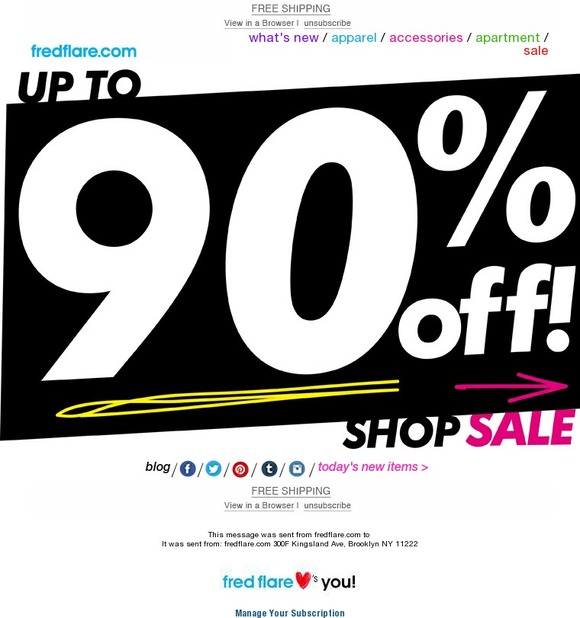 90% off