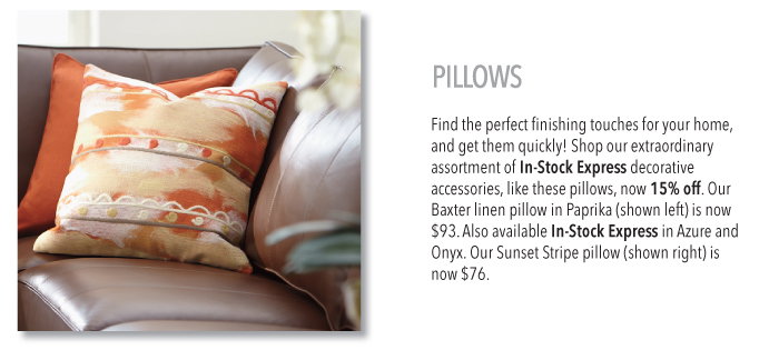 pillows