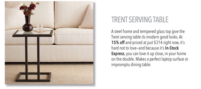 trent serving table