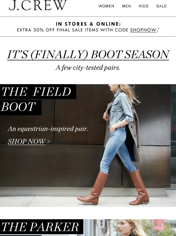 J.Crew The 3 best boots for fall Milled