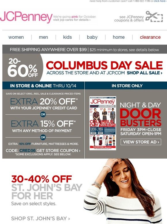 JCPenney Clearance Sales  Coupons Shoes, Furniture, Boots, Dresses
