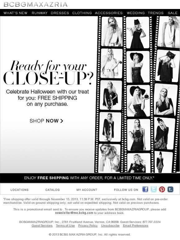BCBG: Celebrate Halloween with our special TREAT for you! | Milled
