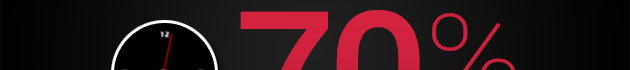 70 percent off