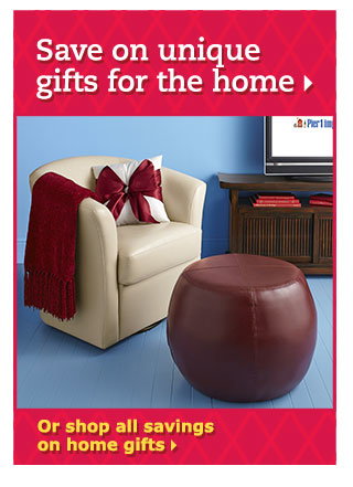 Save on unique gifts for the home