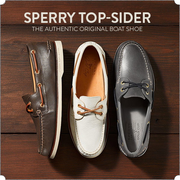 SPERRY TOP-SIDER - THE AUTHENTIC ORIGINAL BOAT SHOE
