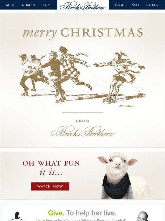 Merry Christmas from Brooks Brothers 