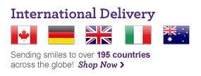 International Delivery Delivering smiles across the globe.
