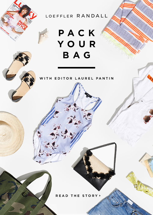 New On the LR Blog: Packing Essentials with Lucky Magazine Market Editor Laurel Pantin blog.LoefflerRandall.com