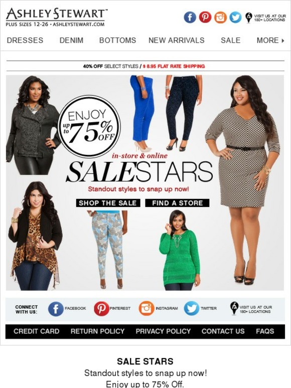 Ashley Stewart Up to 75 Off Clearance Sale New Styles Just Added Milled