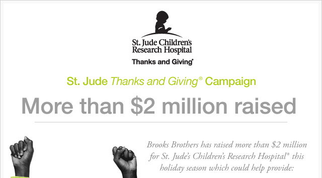 ST. JUDE THANKS AND GIVING CAMPAIGN