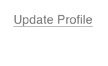Update Profile