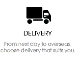 DELIVERY. Straight to your door at a time that suits you.