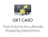 GIFT CARD. Their ticket to the ultimate shopping