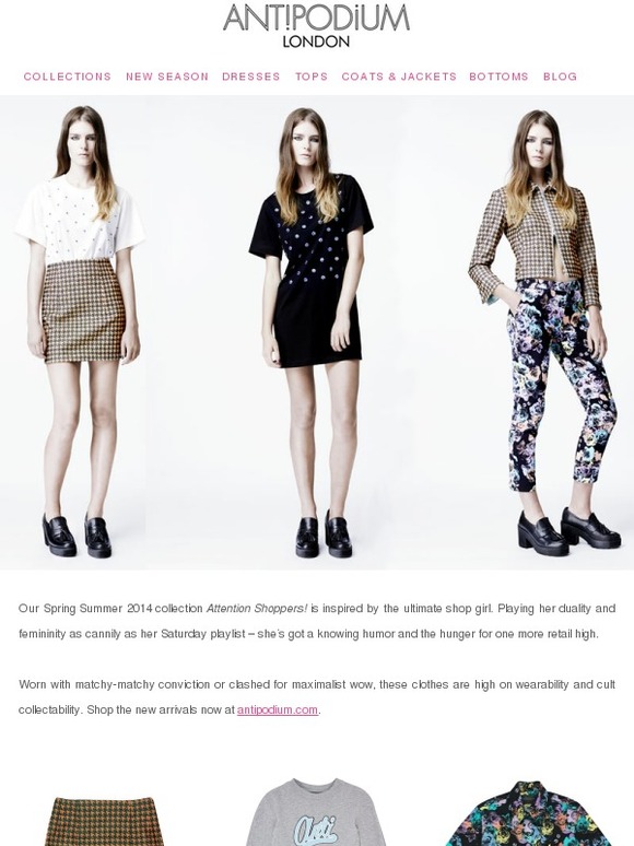 New Spring Summer arrivals