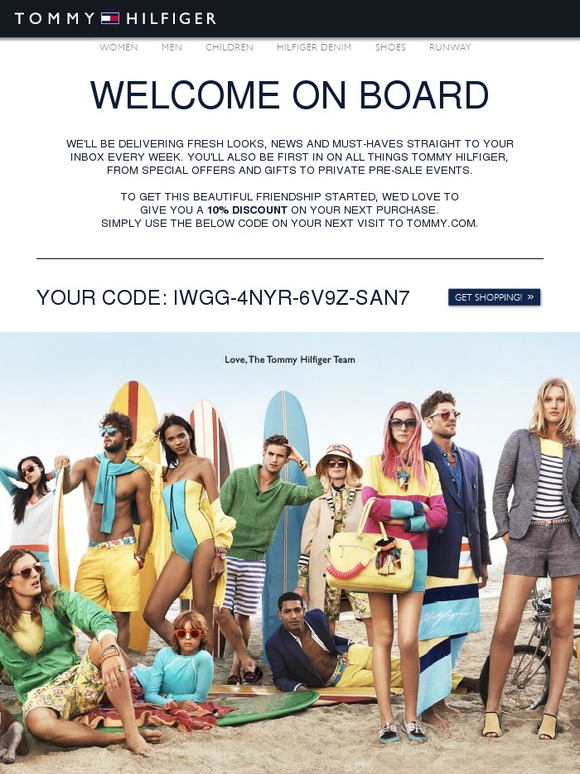 Tommy Hilfiger Newsletter 2025