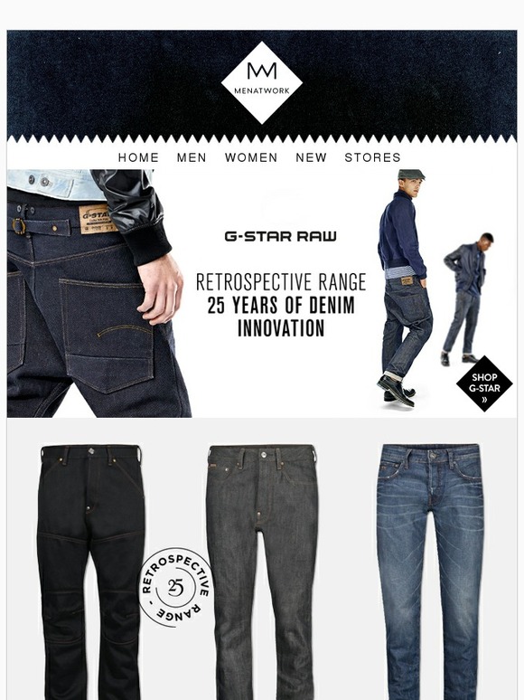 G-Star Raw – 25 years of denim innovation – New Arrivals