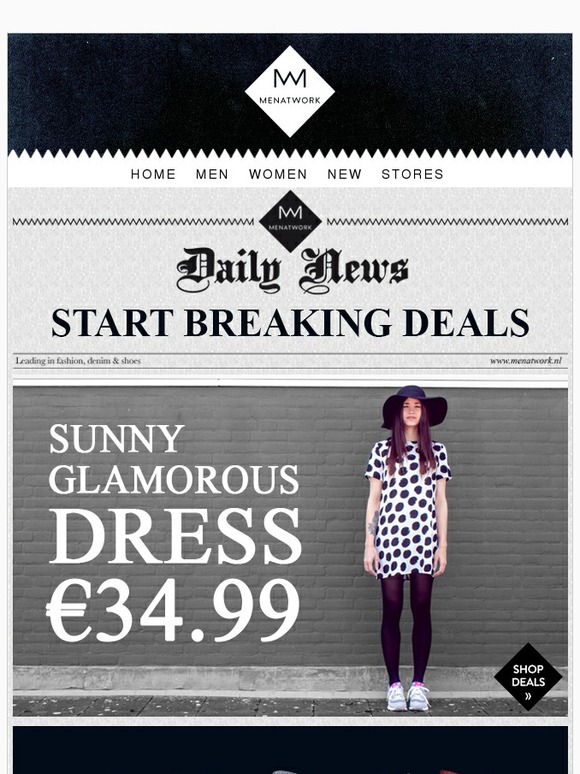 Shop fashion met hoge kortingen tijdens de Breaking Deals!