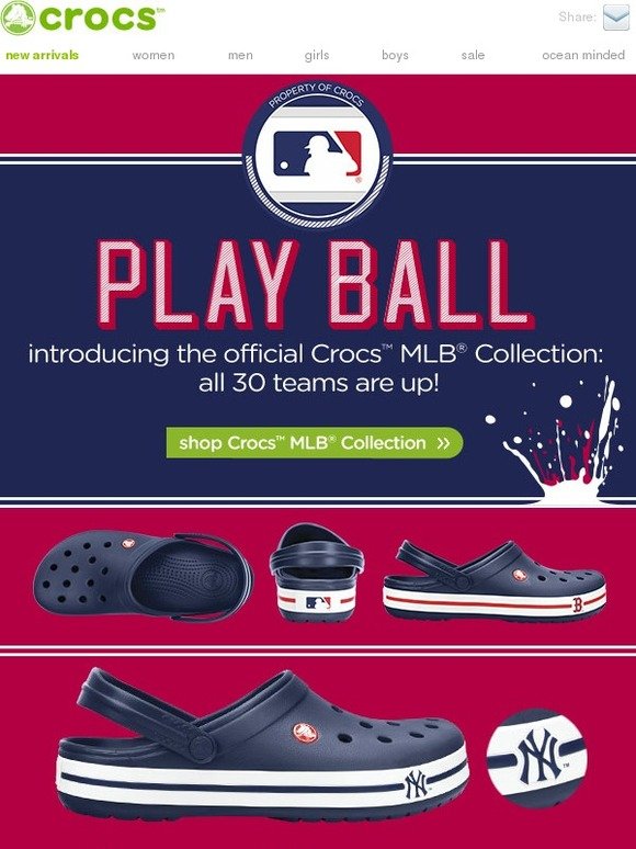 30 teams are up! Crocs' MLB Collection 