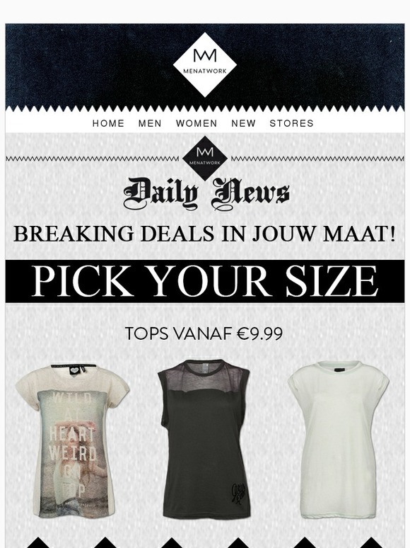 Shop Breaking Deals in jouw maat!