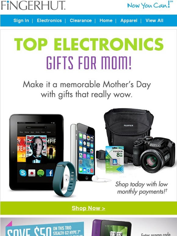 Fingerhut Fingerhut Top Electronics Gifts for Mom! Milled