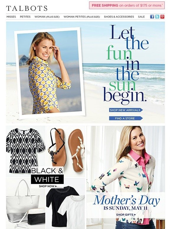 Talbots: New Arrivals! And a Beach Preview You'll Love. | Milled