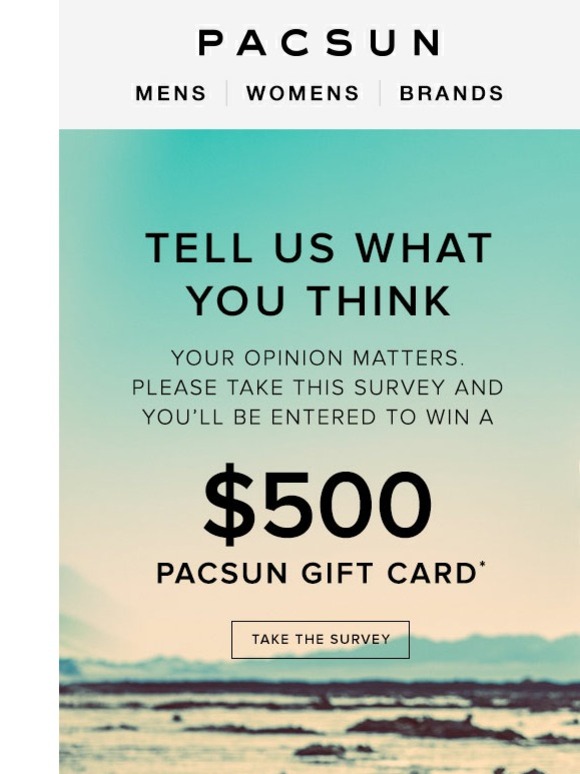 Pacsun Gift Card Near Me : Pacsun Need A Last Min Gift Send An E Gift Card Rn Milled / Up To $30 ...
