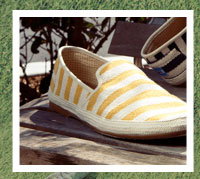 Mustard Safari Stripe Men's Sabados