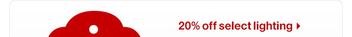 20% off select lighting