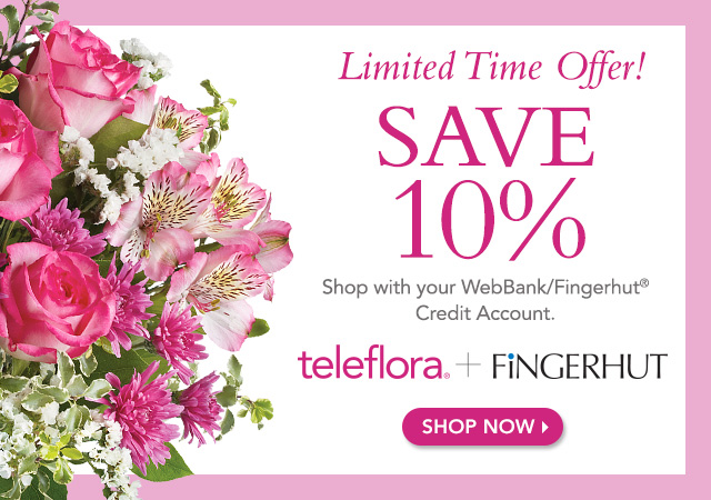 Fingerhut: Fingerhut: Shop Teleflora – 10% Off Flowers For Mom! 