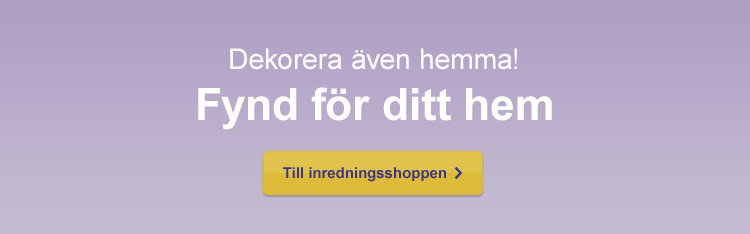 Gör det fint hemma! Shoppa inredningsartiklar på rean >