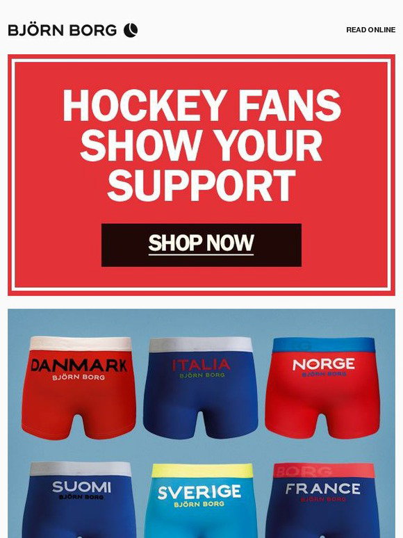 Björn Borg: SUPPORT YOUR NATION | Milled