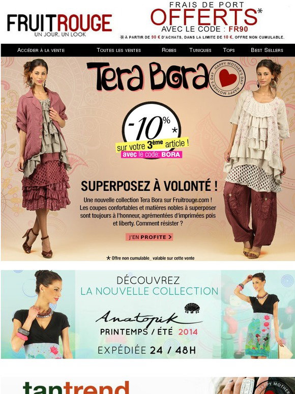 Terra Bora, tunique (Neu (gemäss Beschreibung)) in Lussery-Villars für