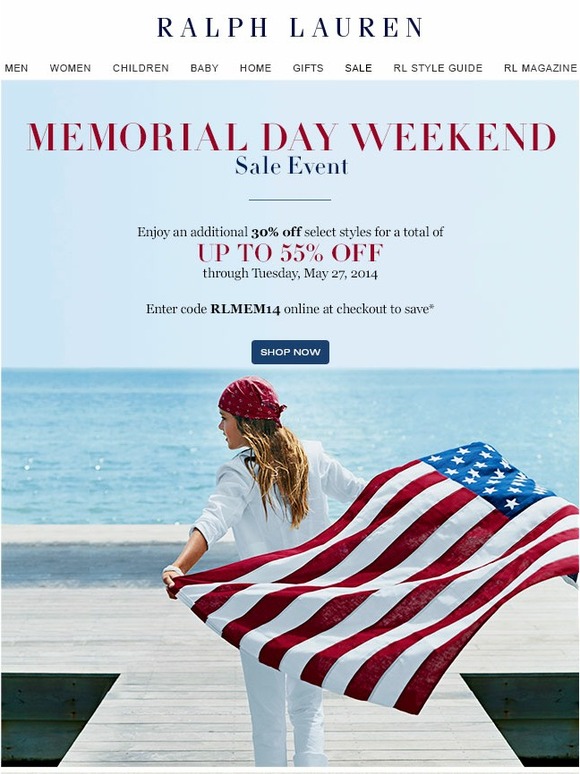 ralph lauren independence day sale