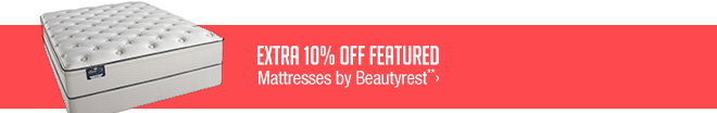 Extra 10% off Featured Mattresses by Beautyrest**
