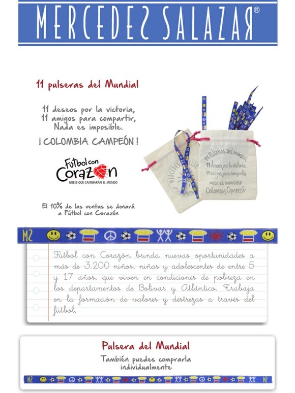 Pulseras del Mundial: 11 Deseos por la Victoria