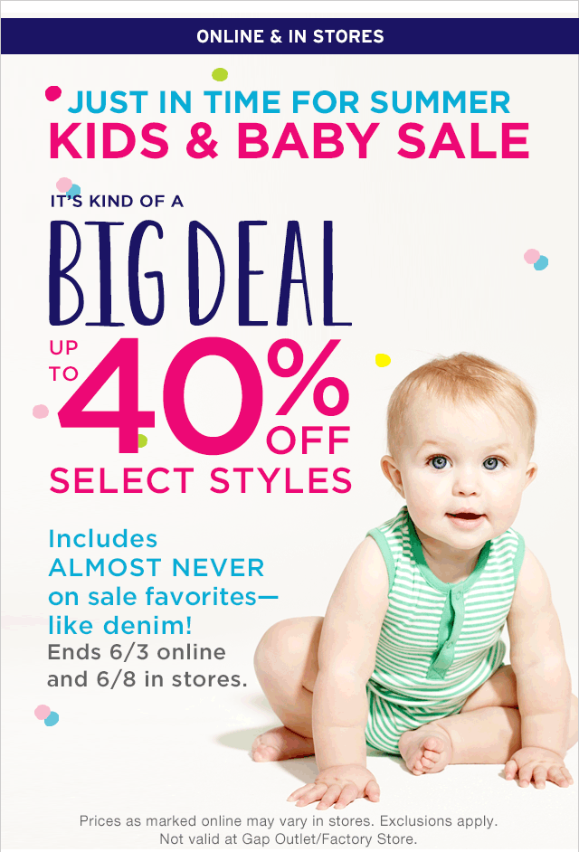 Baby sales